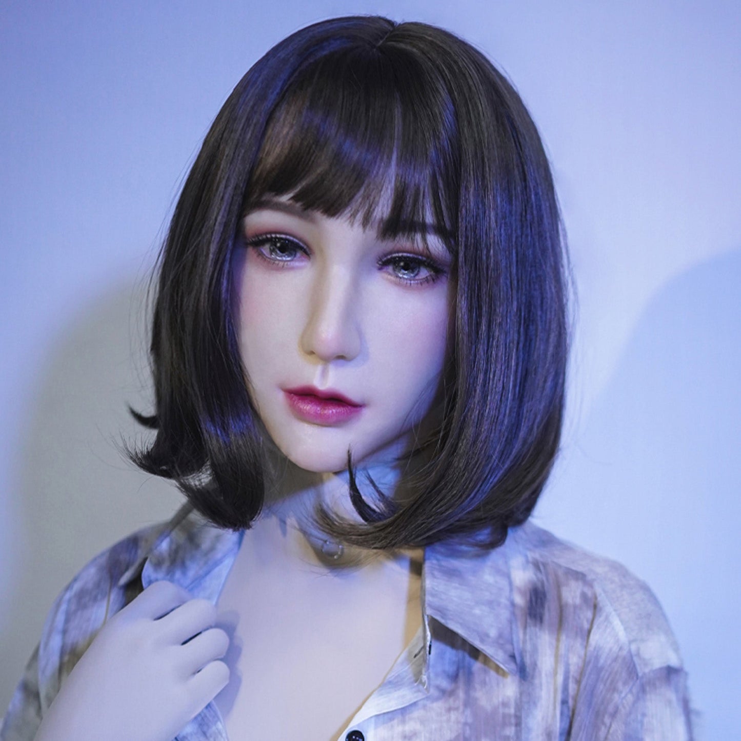 Chin Silicone Realistic Face Sweetheart Makeup Female Mask - Quaworth