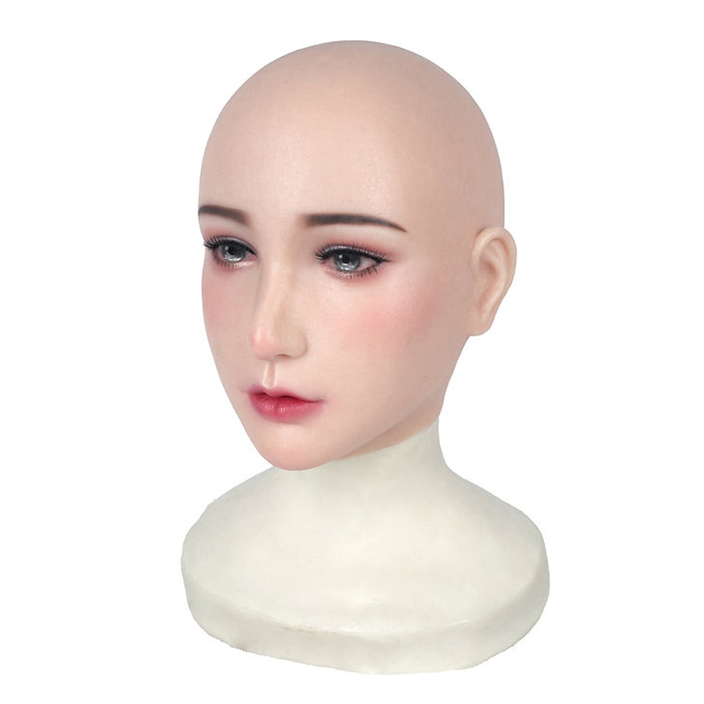 Chin Silicone Realistic Face Sweetheart Makeup Female Mask - Quaworth