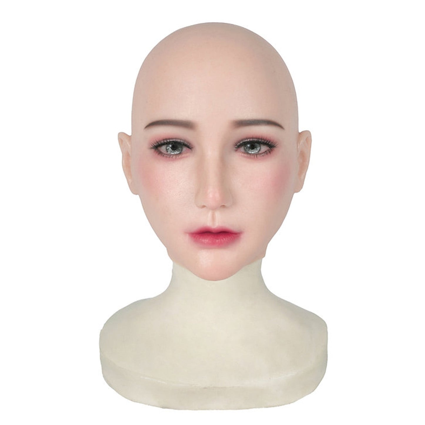 Chin Silicone Realistic Face Sweetheart Makeup Female Mask - Quaworth