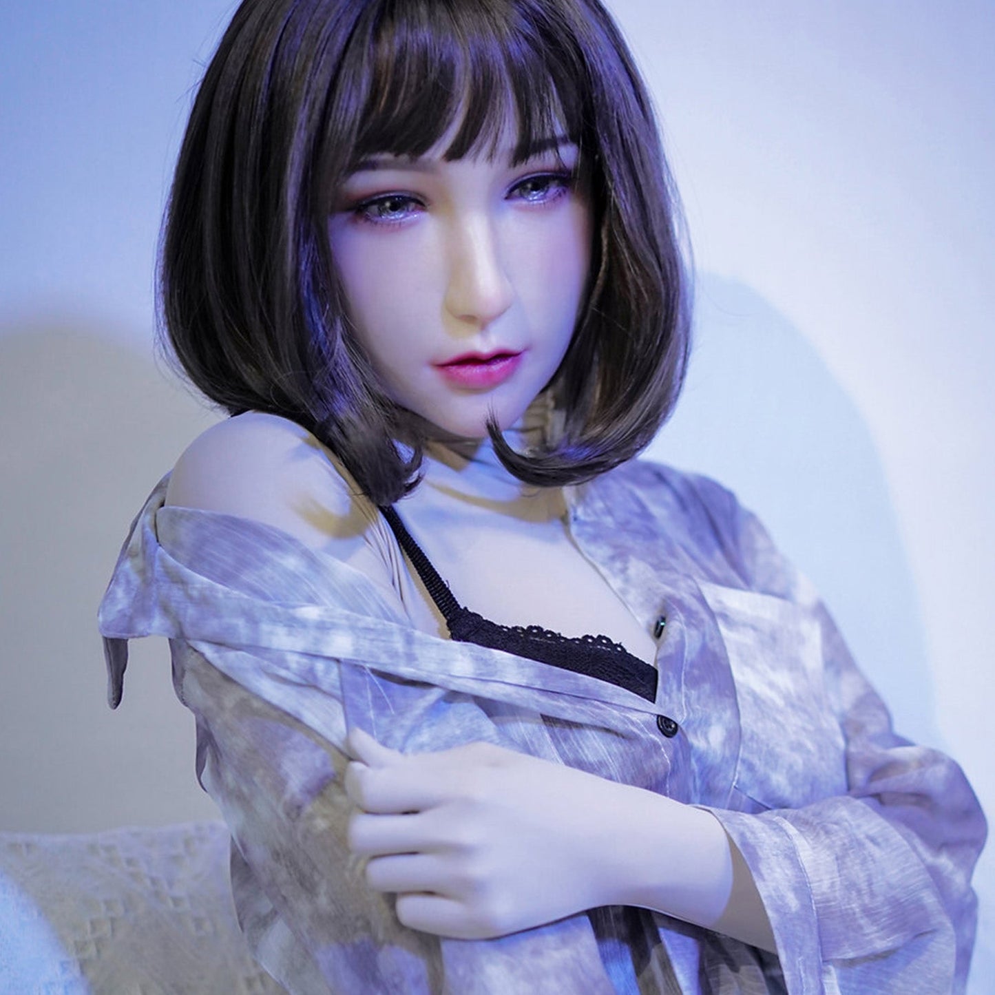 Chin Silicone Realistic Face Sweetheart Makeup Female Mask - Quaworth
