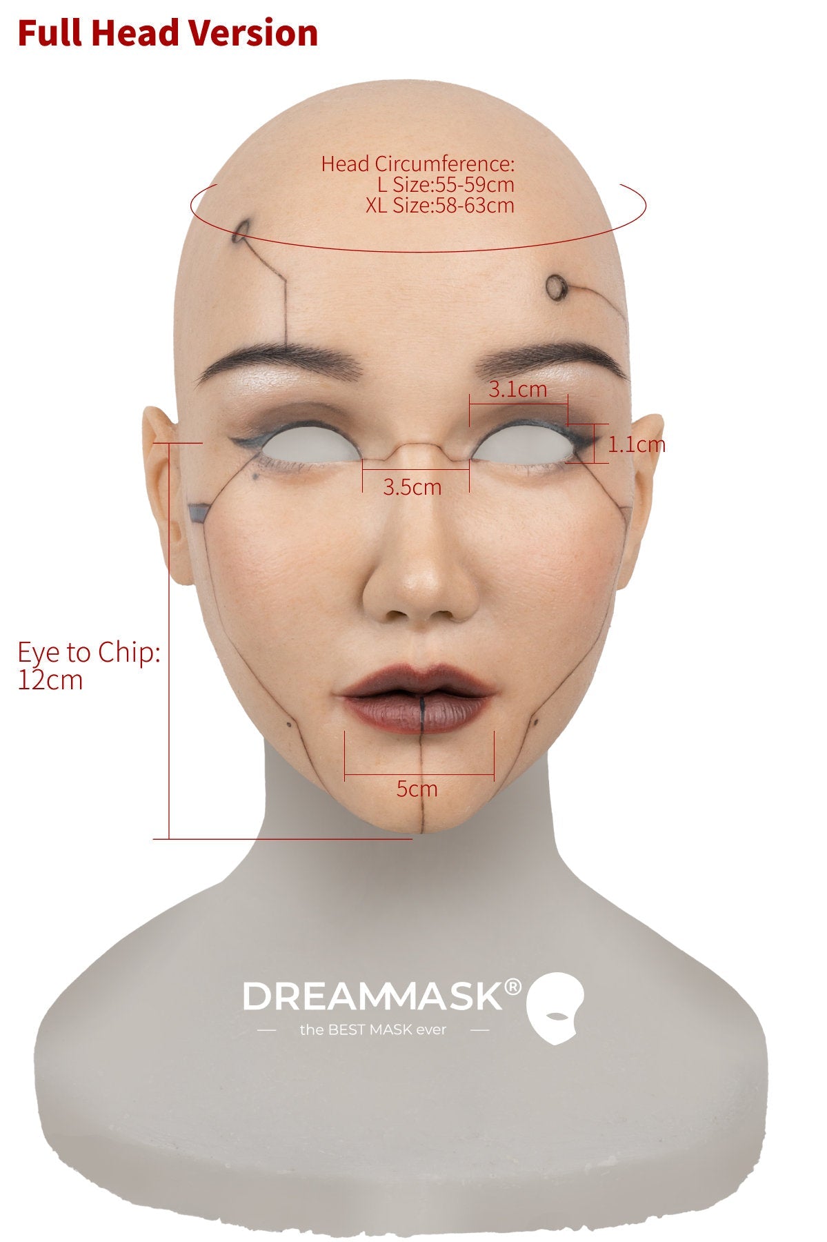 Abigale Silicone Mask Dark Angel Version - Quaworth