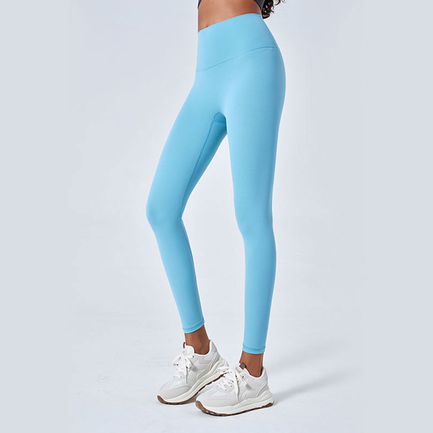 Blue Series High Rise Compression Yoga Sport Legging Pant - Quaworth