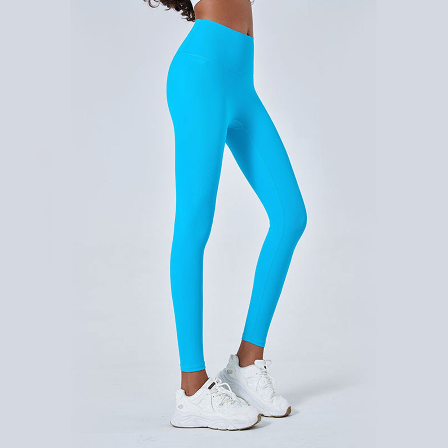 Blue Series High Rise Compression Yoga Sport Legging Pant - Quaworth