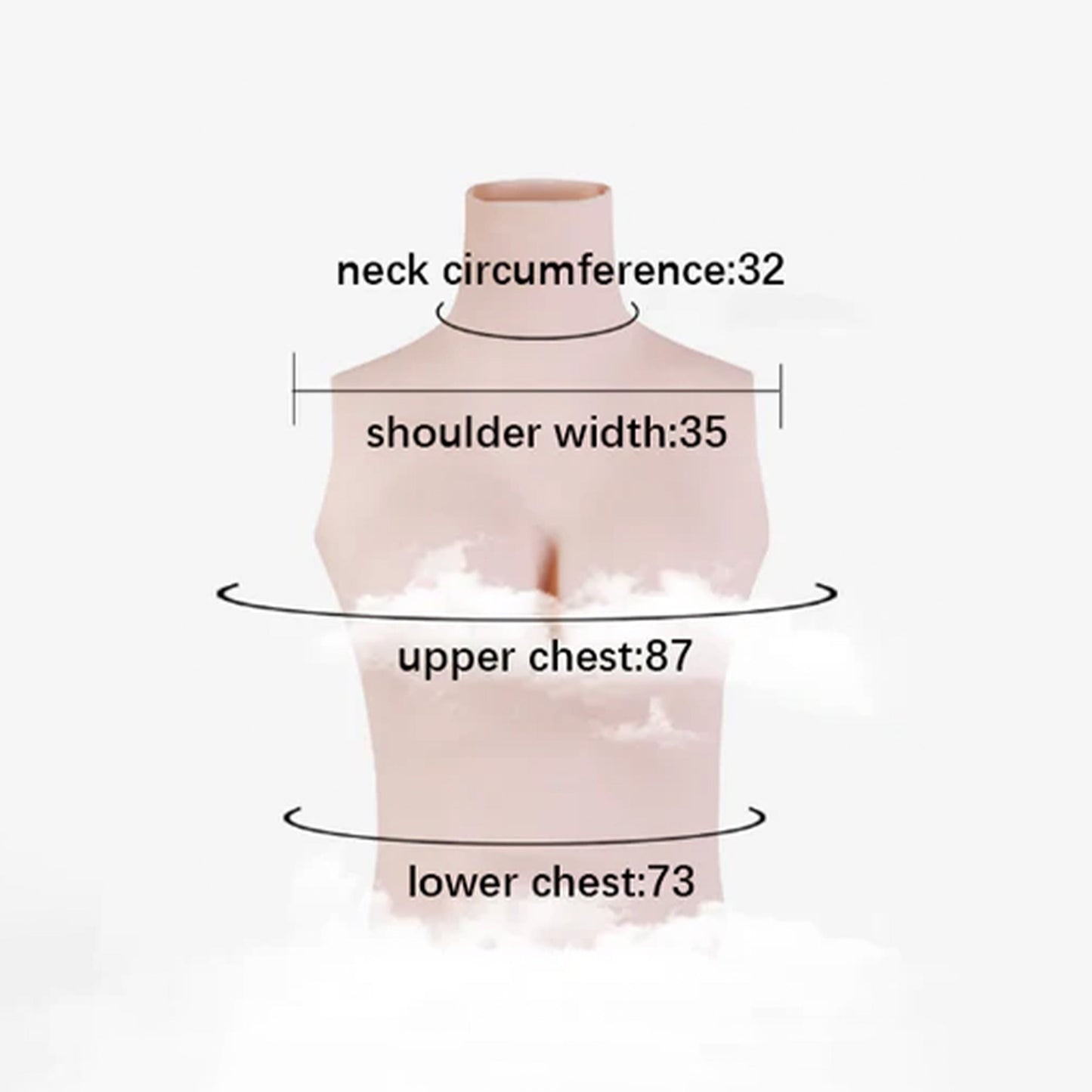 Zero Touch C Cup Silicone Breastplate