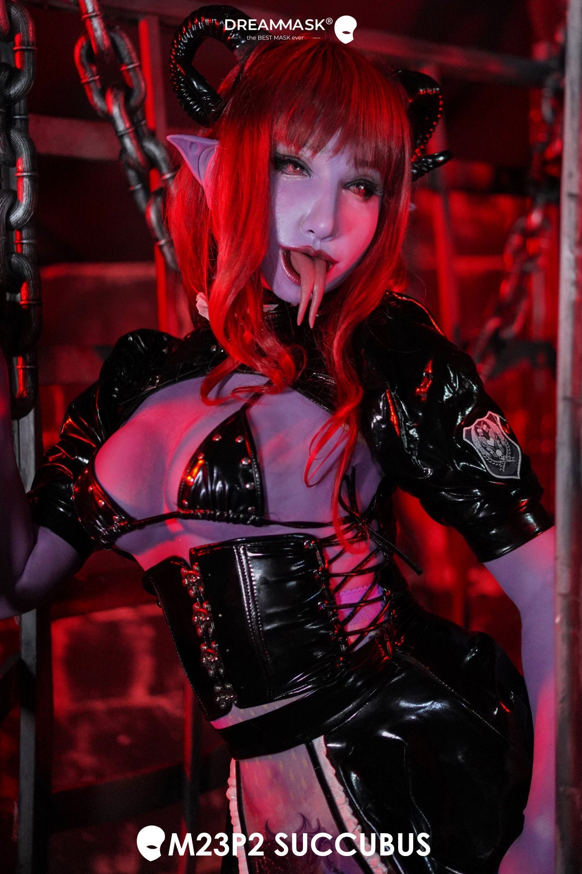 Desire Silicone Mask Purple Succubus Version - Quaworth