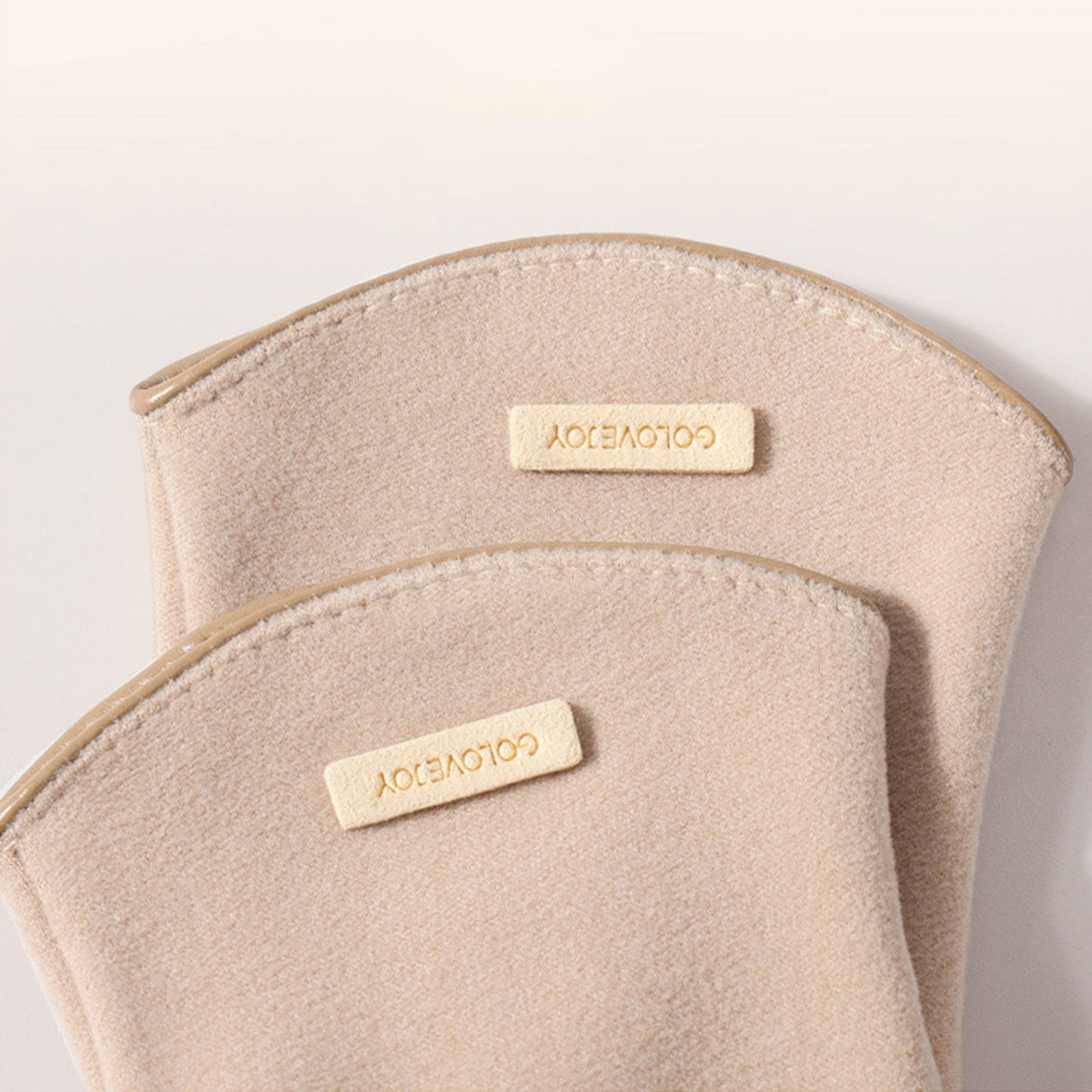 Winter Thermal Dralon Velvet Fleece Lining Flip Finger Wrist Gloves - Quaworth