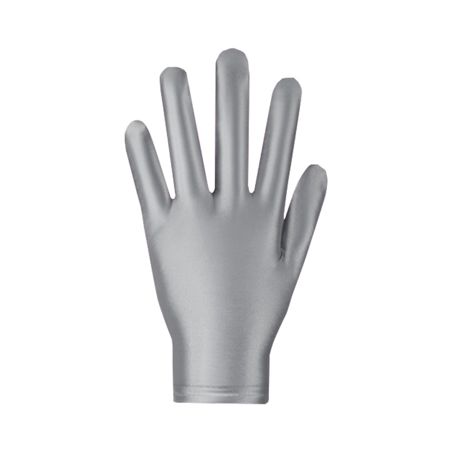 Glossy Spandex Wrist Length Gloves