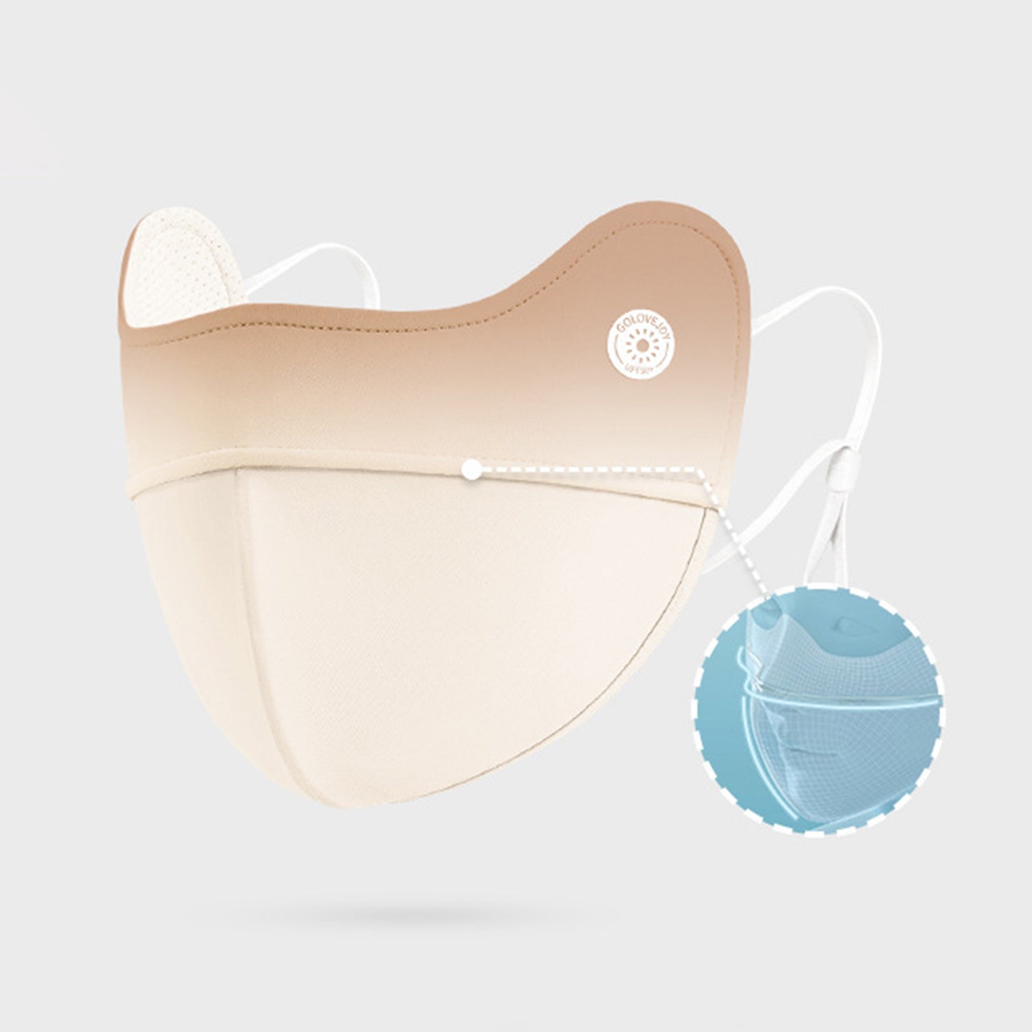 Gradient Ice Silk Sunscreen Mask - Quaworth