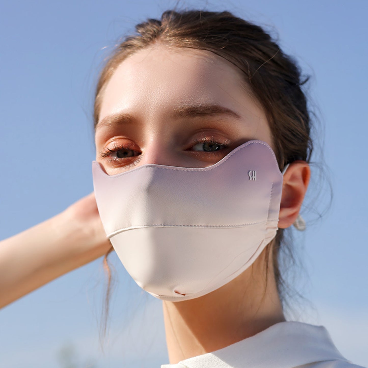 Gradient Ice Silk Sunscreen Mask - Quaworth