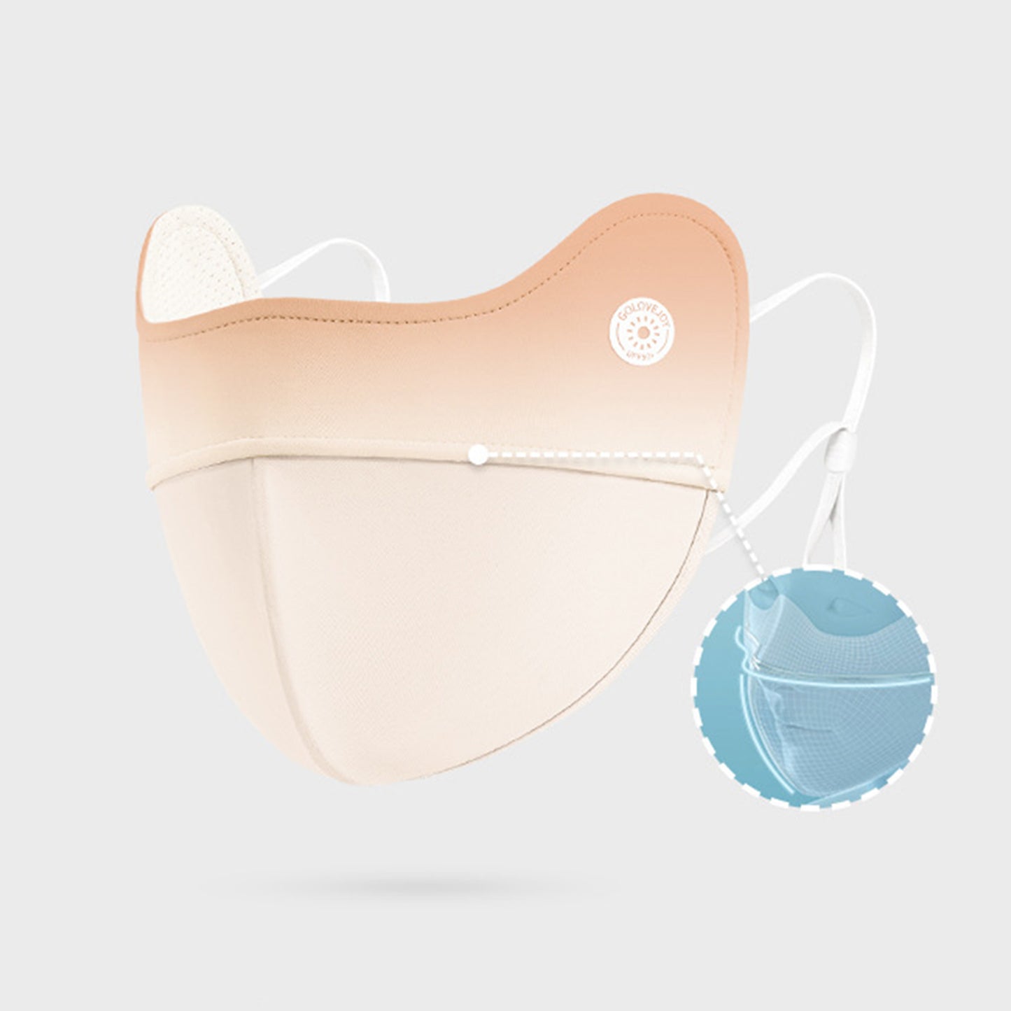 Gradient Ice Silk Sunscreen Mask - Quaworth