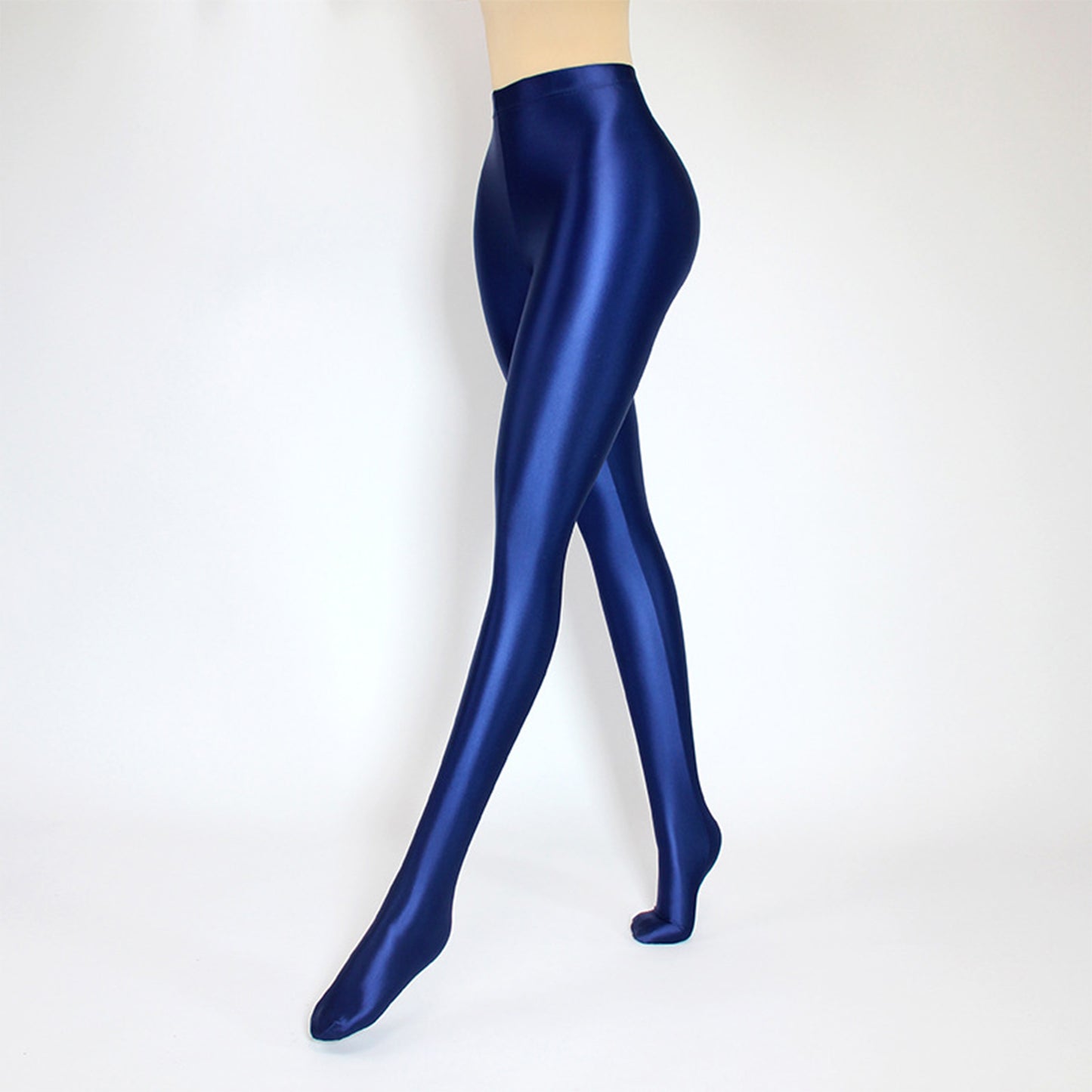 Glossy Spandex High Rise Pantyhose - Quaworth