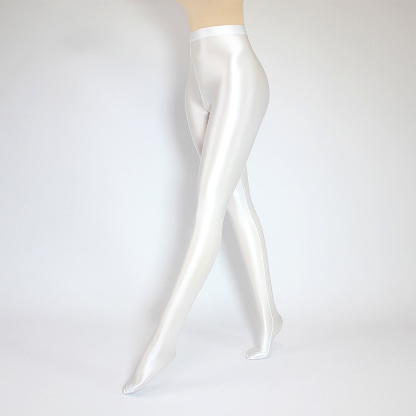 Glossy Spandex High Rise Pantyhose - Quaworth