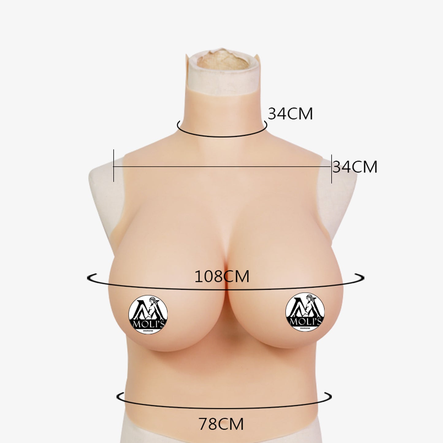 Zero Touch I Cup Silicone Breastplate