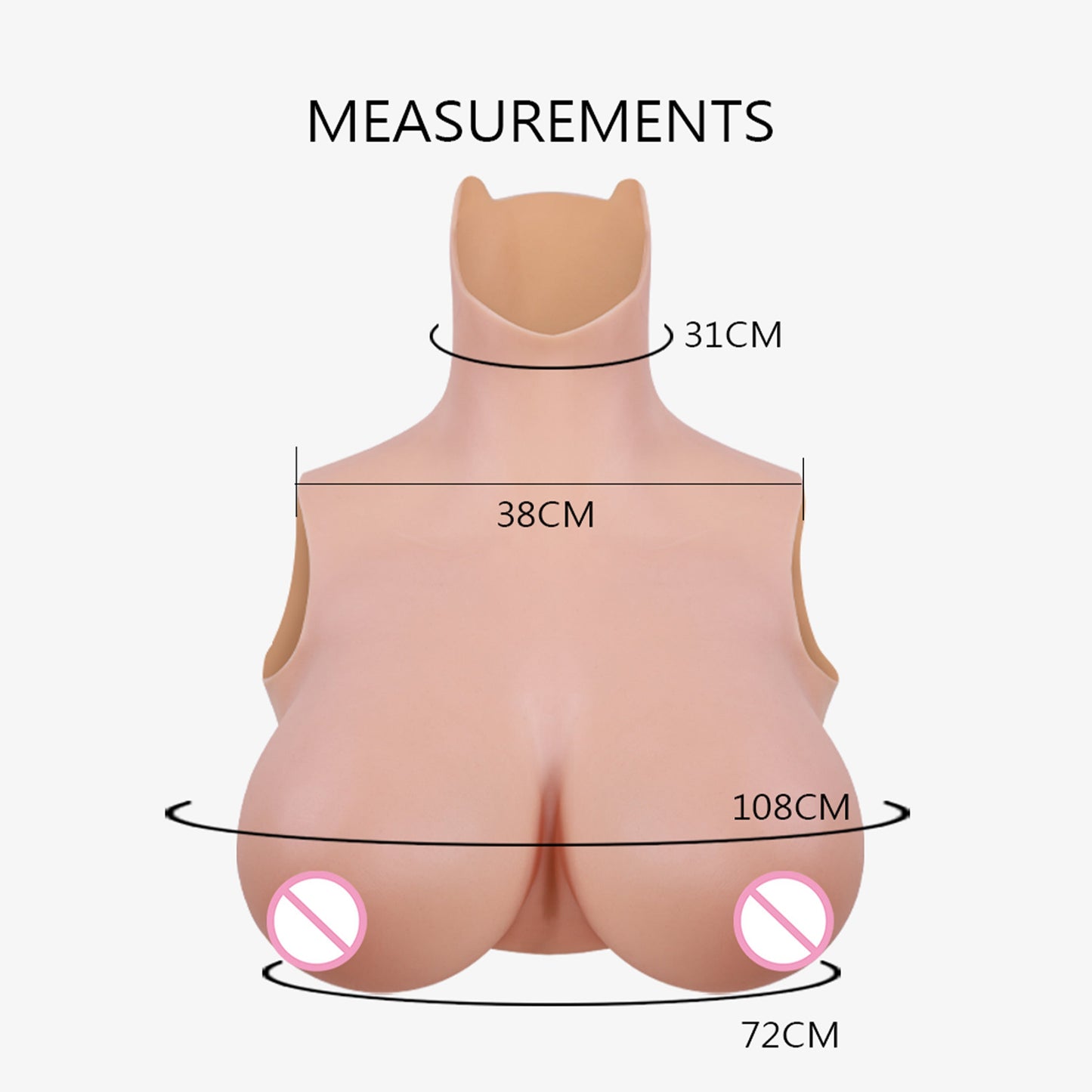 Zero Touch K Cup Silicone Breastplate