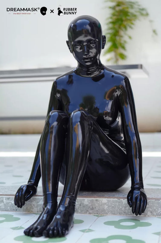 Mannequin Silicone Rubber Doll Female Mask Dark Version - Quaworth