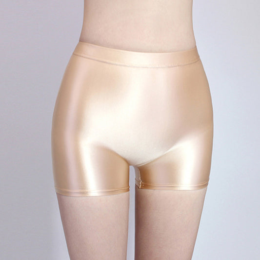 Glossy Spandex High Rise Mini Short
