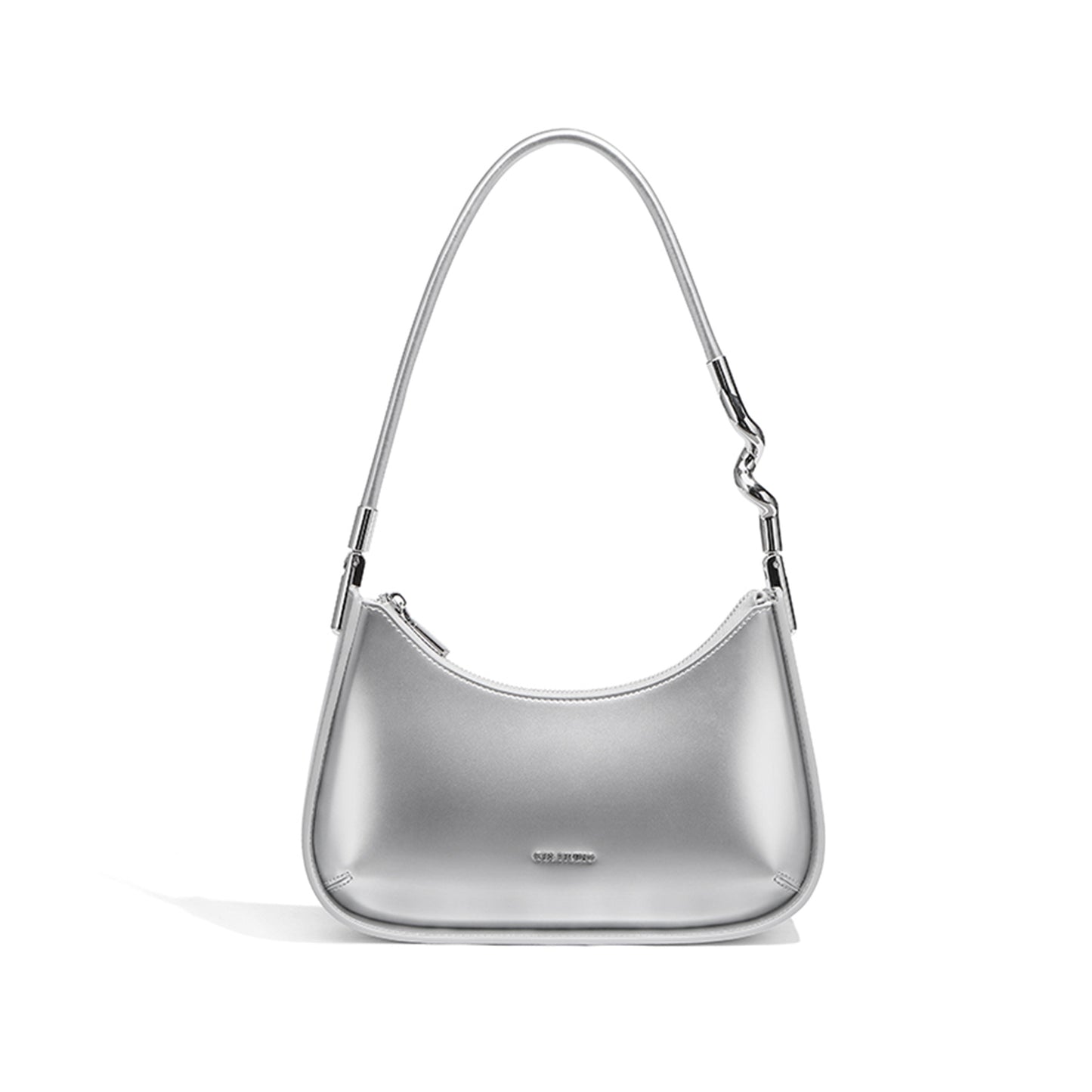 Minimalist Leather Shoulder Strap Baguette - Quaworth