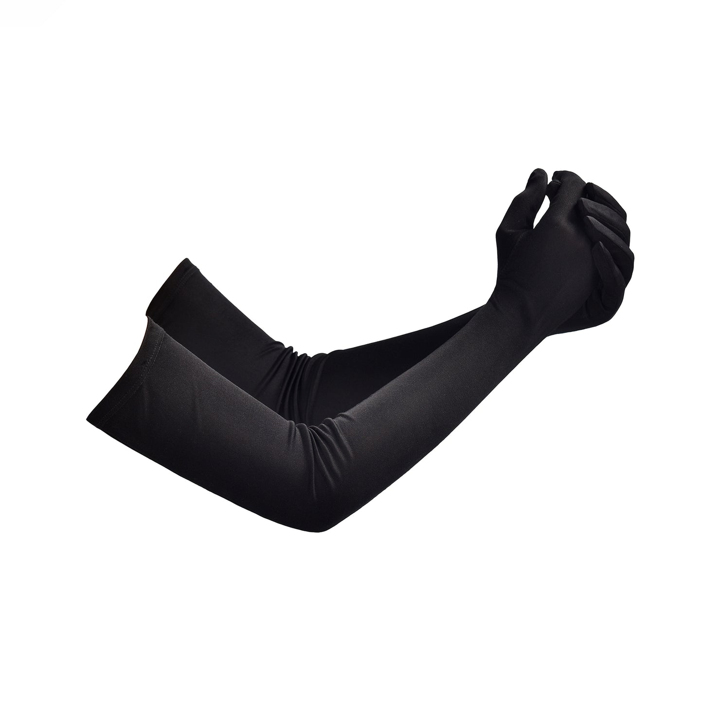 Mulberry Silk Solid Color Elbow Gloves - Quaworth