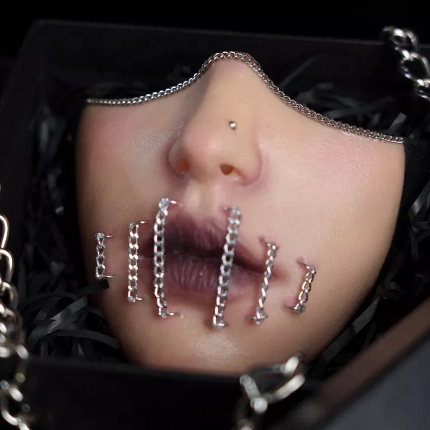 Nebula Chain Bondage Enigmask - Quaworth