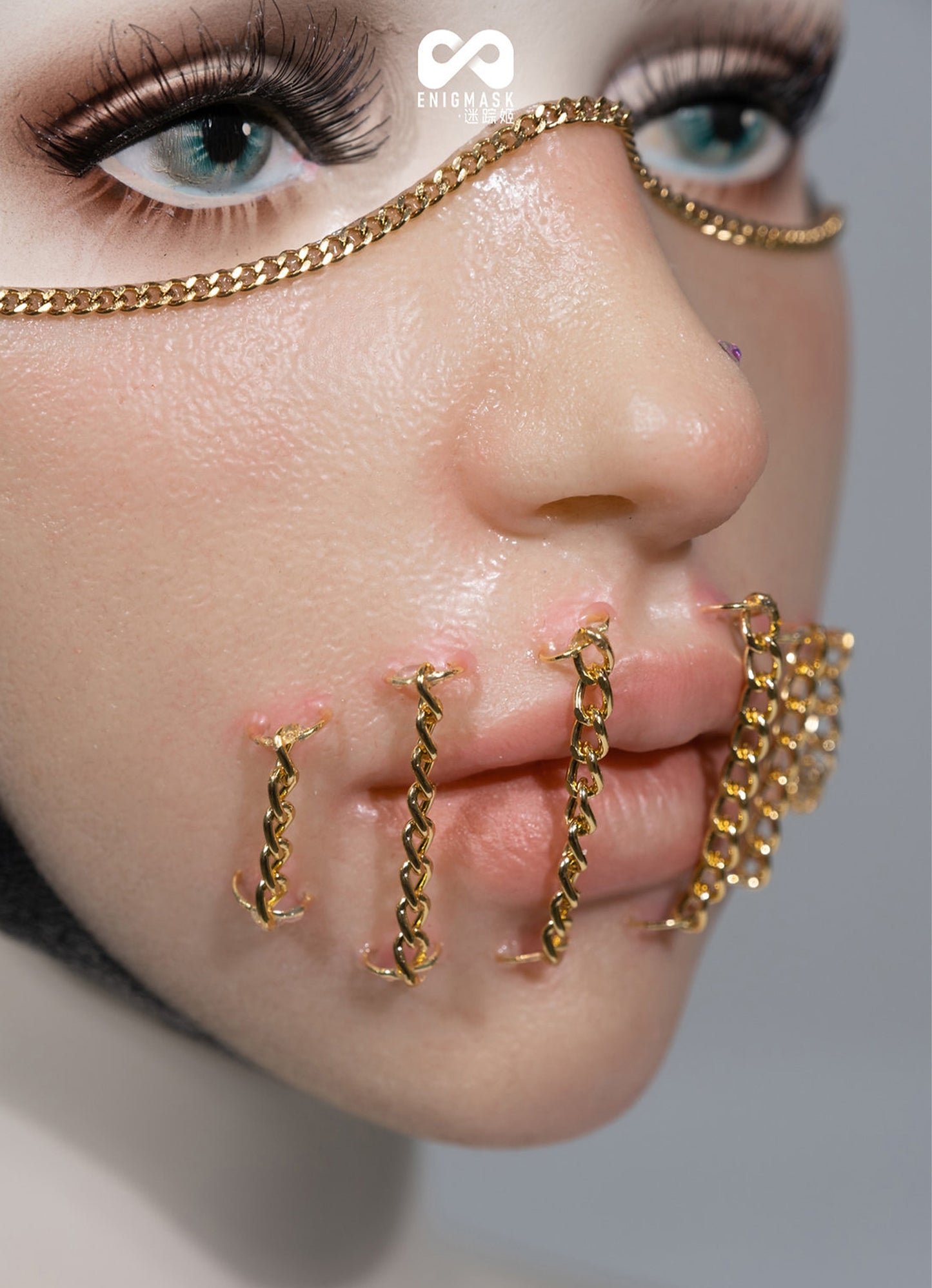 Nebula Chain Bondage Enigmask - Quaworth