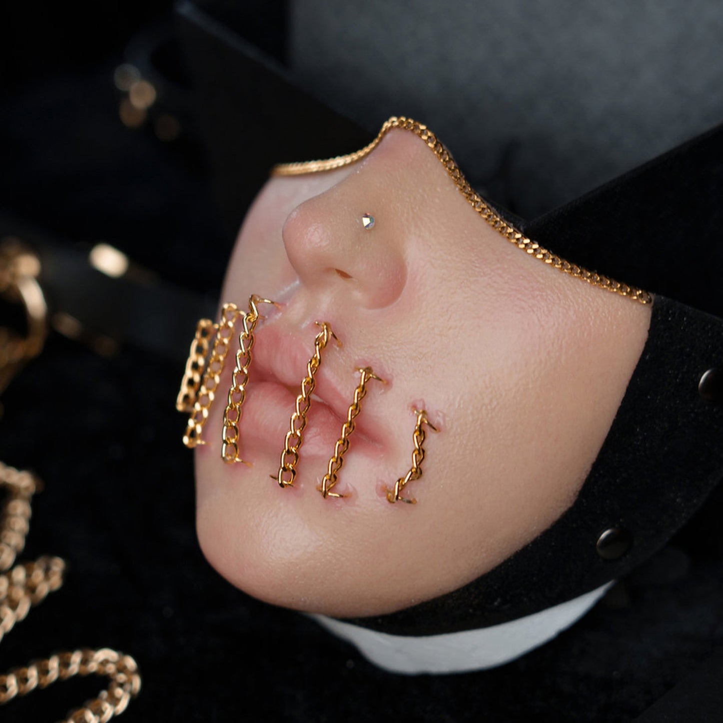 Nebula Chain Bondage Enigmask - Quaworth