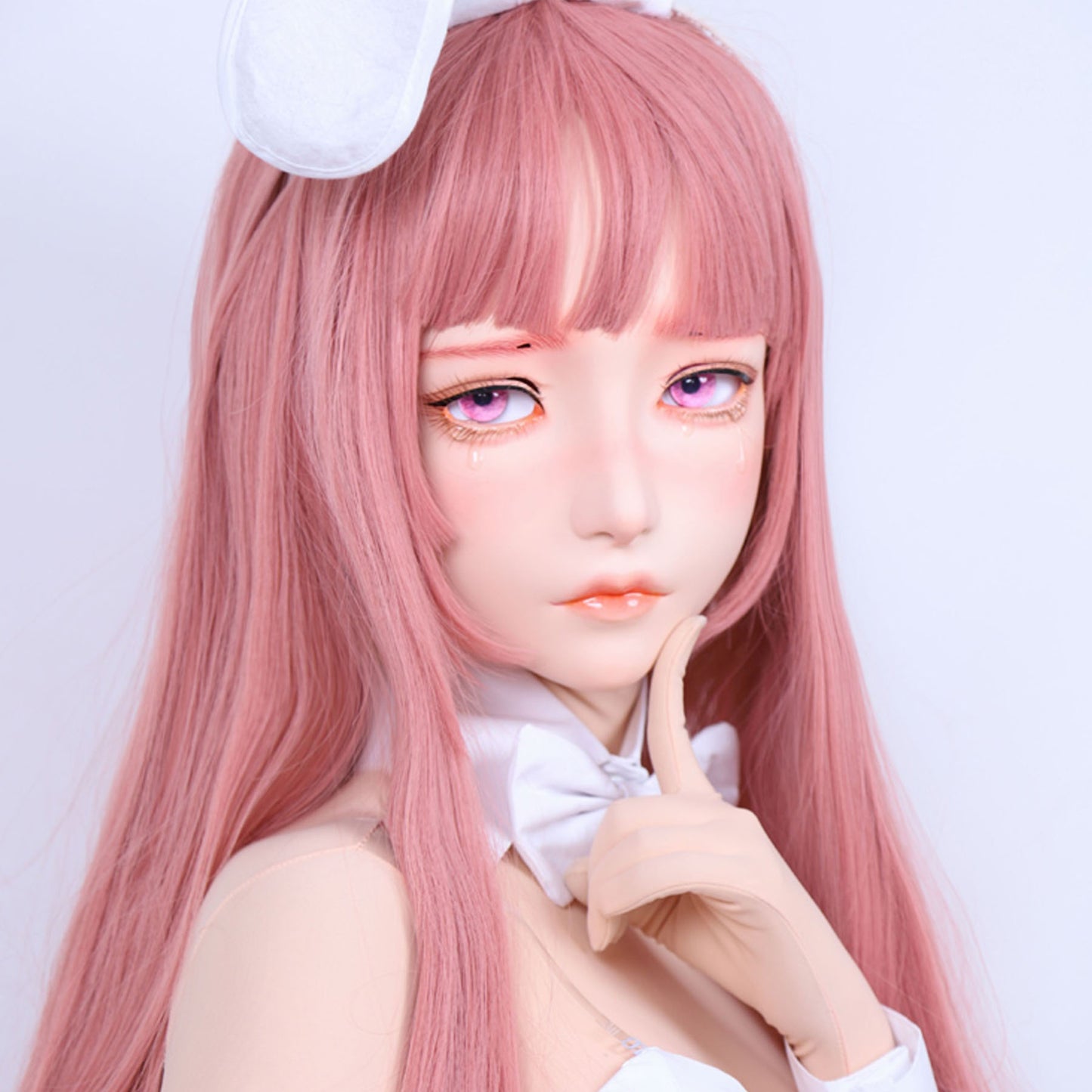 Luna DE Lockable Full Head Kigurumi Mask - Quaworth
