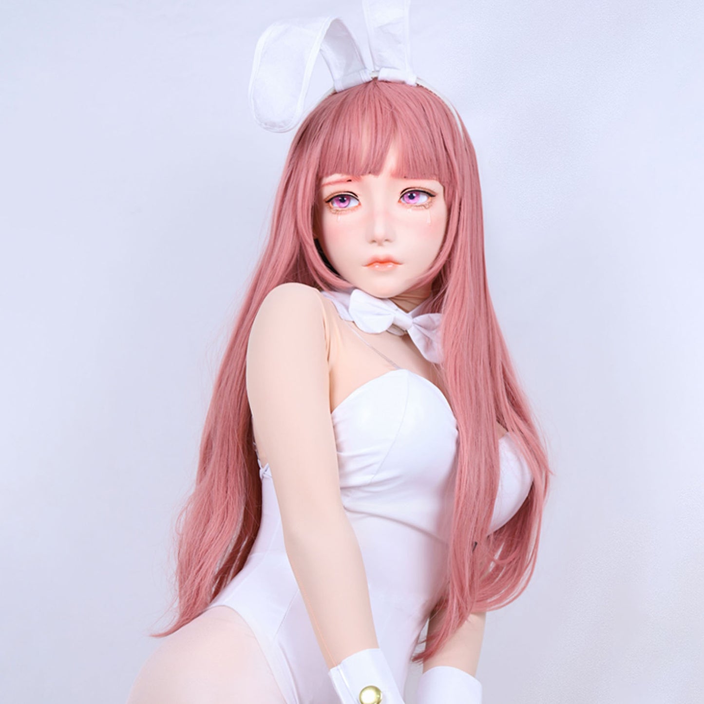 Luna DE Lockable Full Head Kigurumi Mask - Quaworth