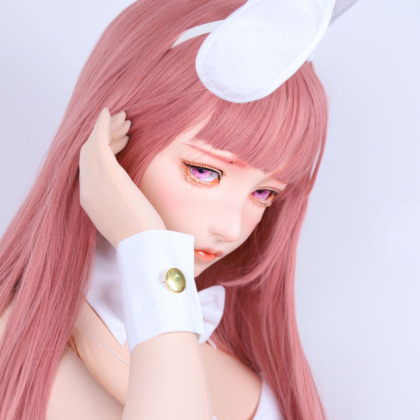 Luna DE Lockable Full Head Kigurumi Mask - Quaworth