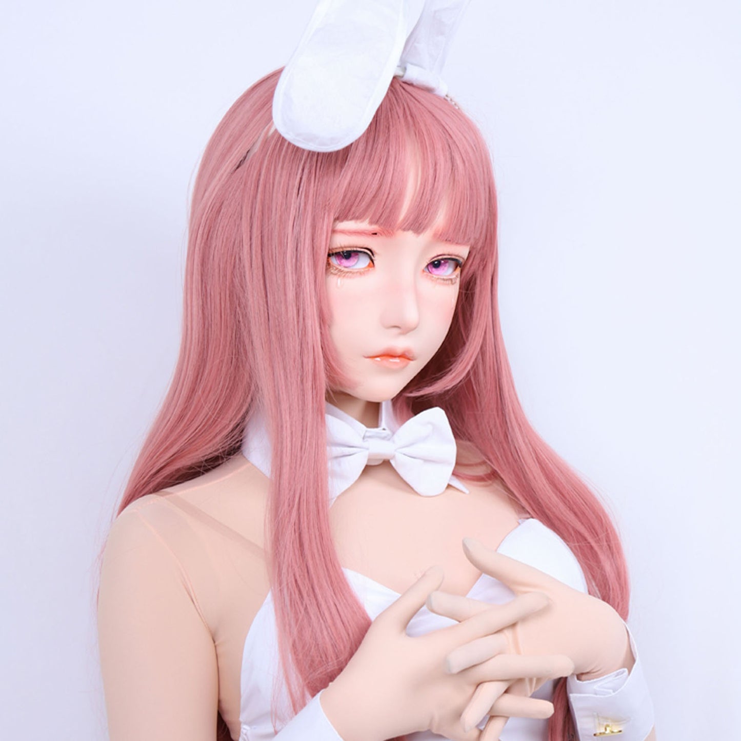 Luna DE Lockable Full Head Kigurumi Mask - Quaworth