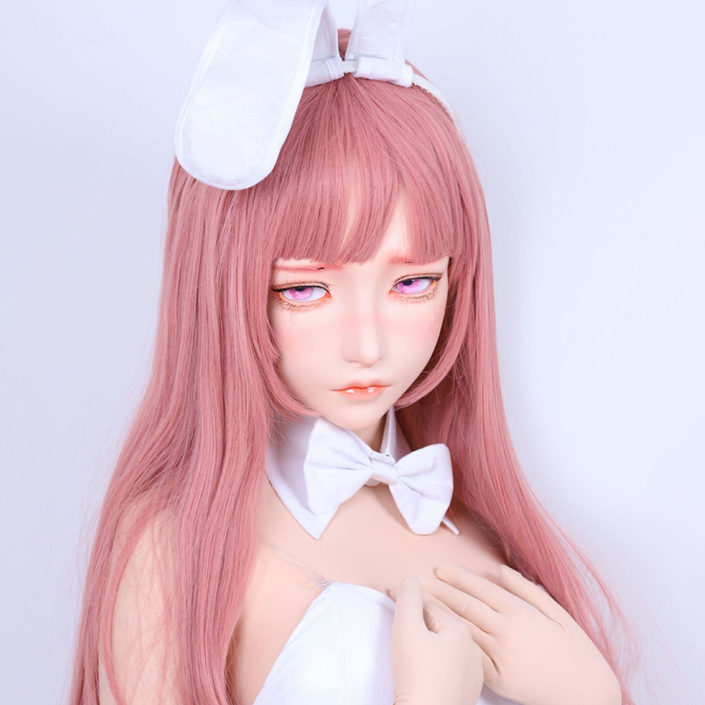 Luna DE Lockable Full Head Kigurumi Mask - Quaworth