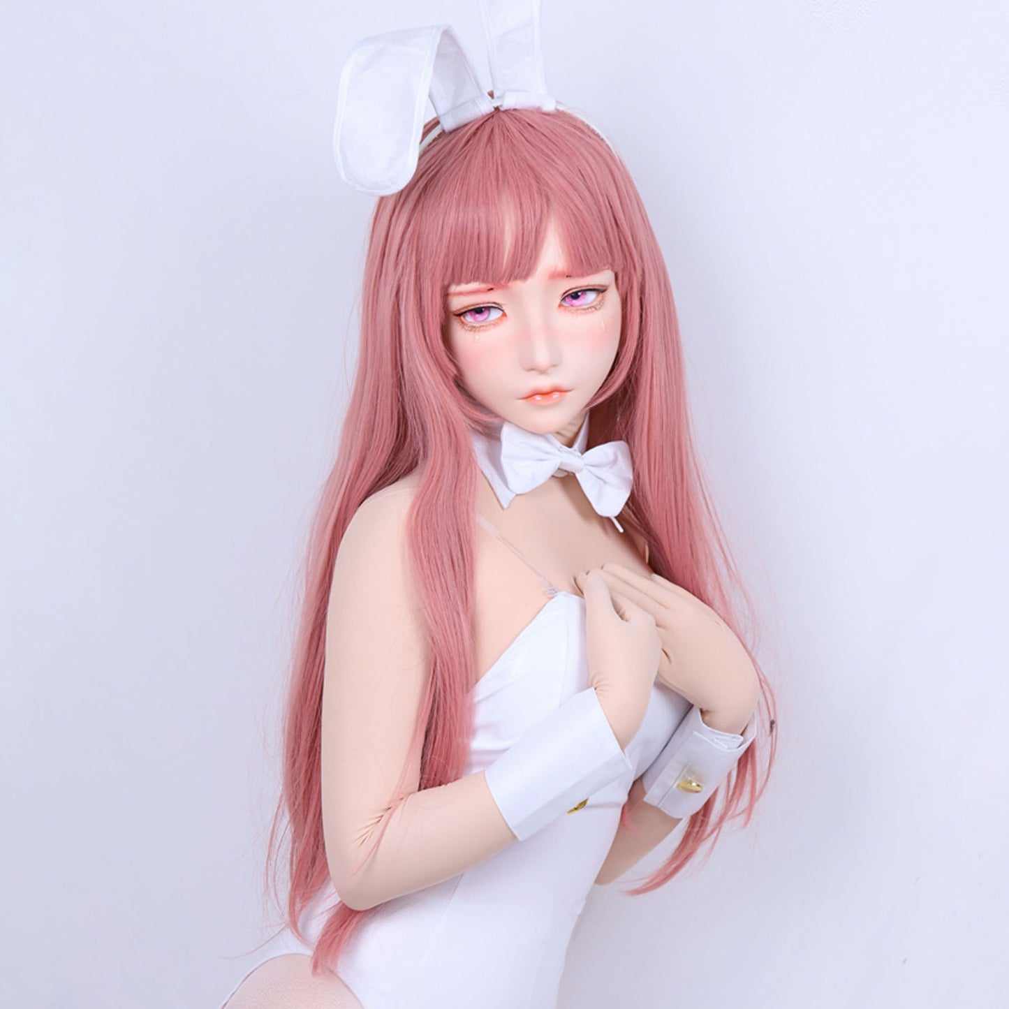 Luna DE Lockable Full Head Kigurumi Mask - Quaworth