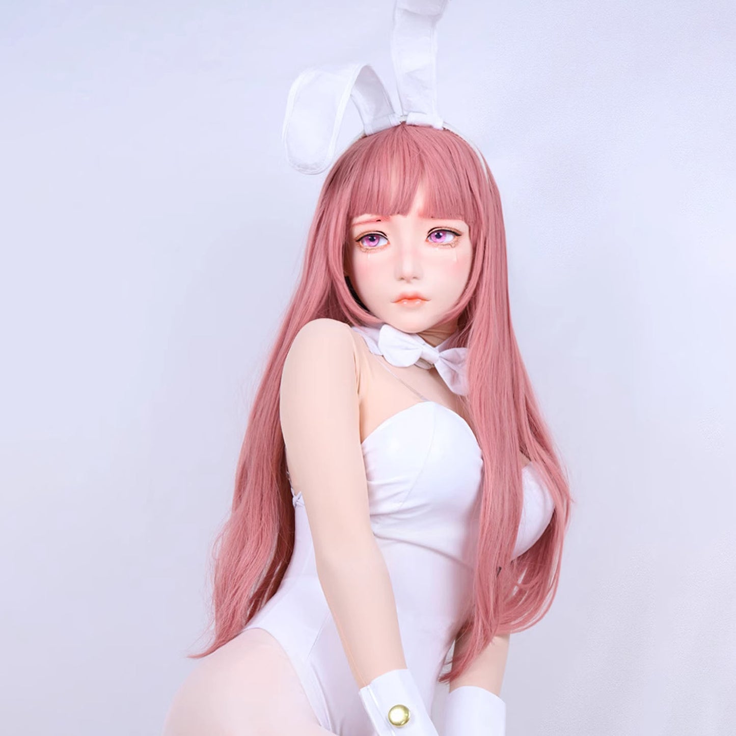 Luna DE Lockable Full Head Kigurumi Mask - Quaworth