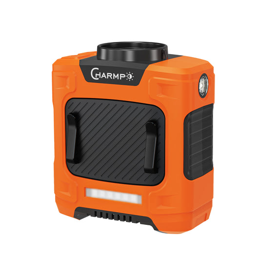 Portable Multi-Function Adjustable Wind Speed Waist Fan - Orange - Quaworth