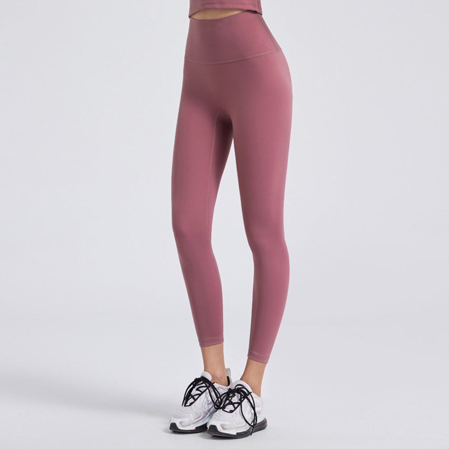 Pink Series High Rise Compression Yoga Sport Legging Pant - Quaworth