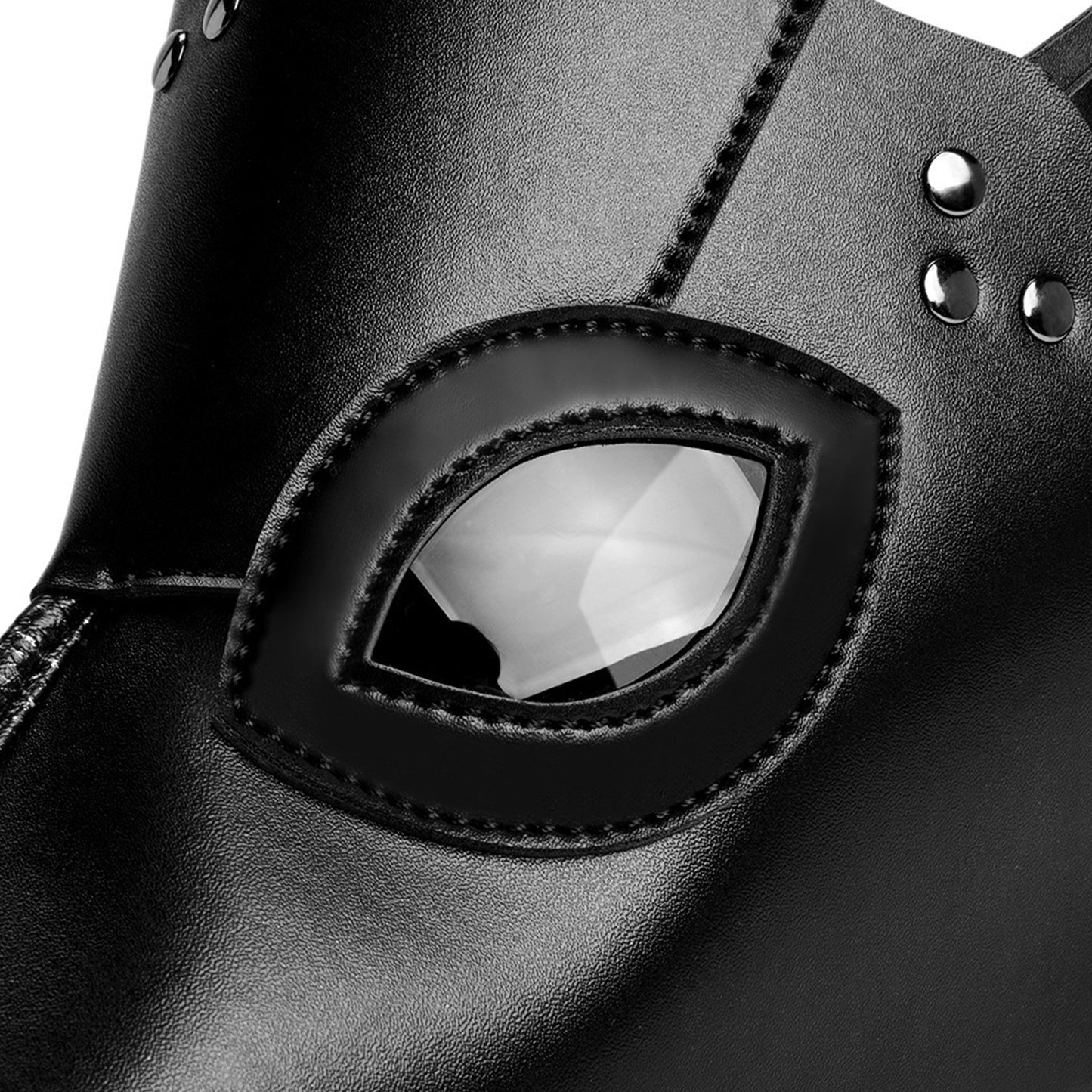 Vegan Leather Plague Doctor Adjustable Strap Beak Mask - Quaworth