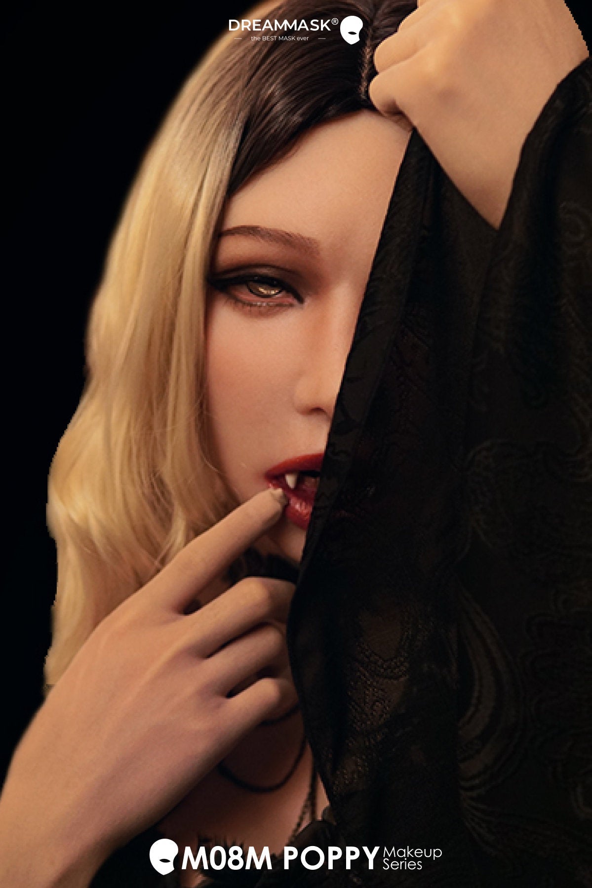 Poppy Silicone Mask Vampire Version - Quaworth