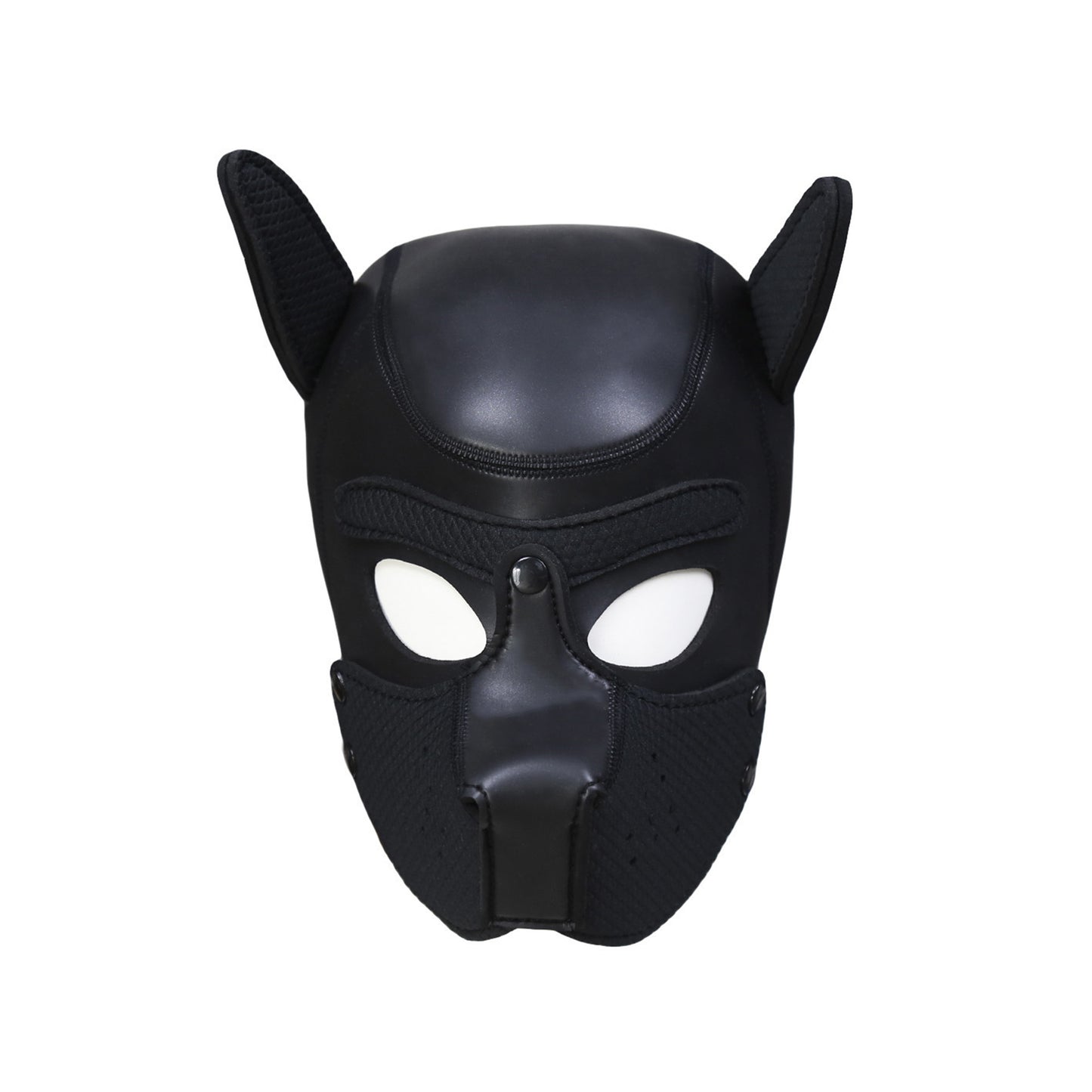 Neoprene Full Head Muzzle Detachable Puppy Hood Mask - Quaworth