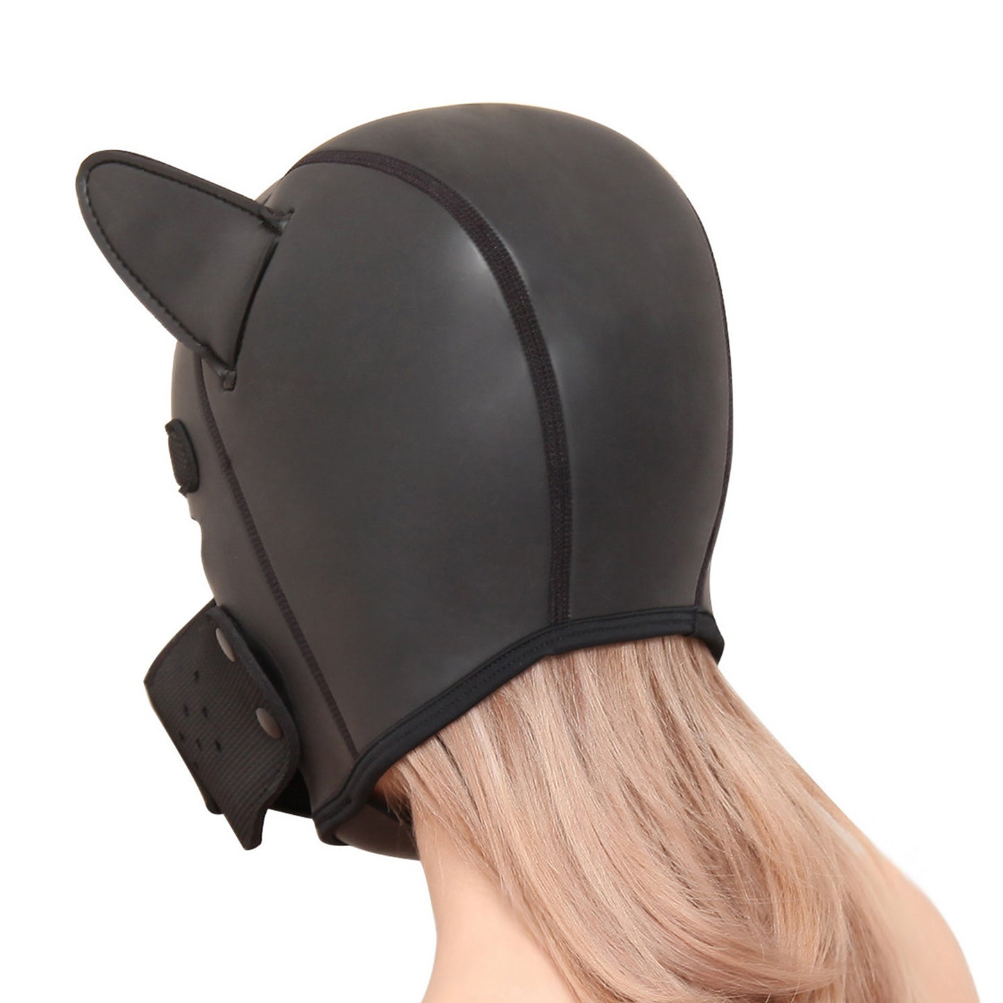 Neoprene Full Head Muzzle Detachable Puppy Hood Mask - Quaworth