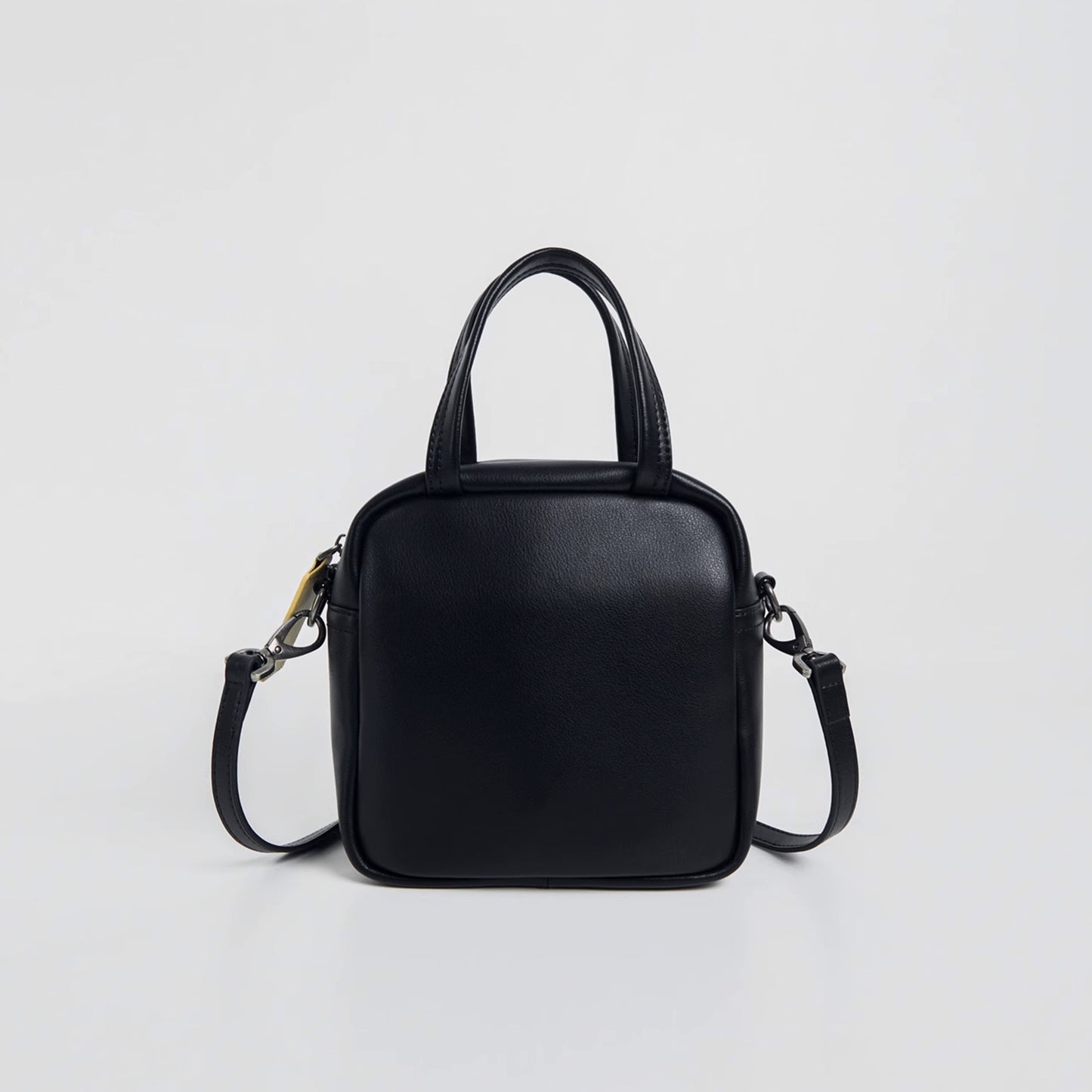 Black Sugar Cream Crossbody Rounded Corner Square Bag - Quaworth