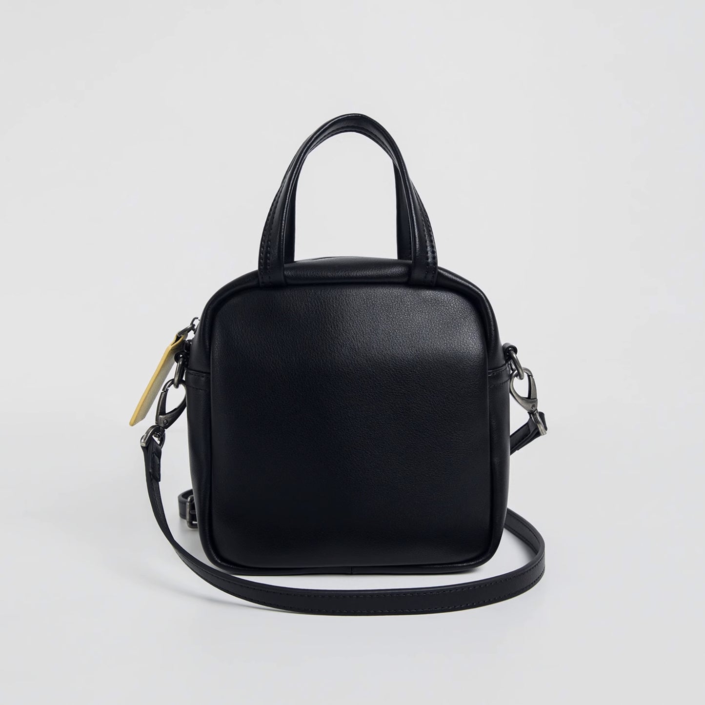 Black Sugar Cream Crossbody Rounded Corner Square Bag - Quaworth