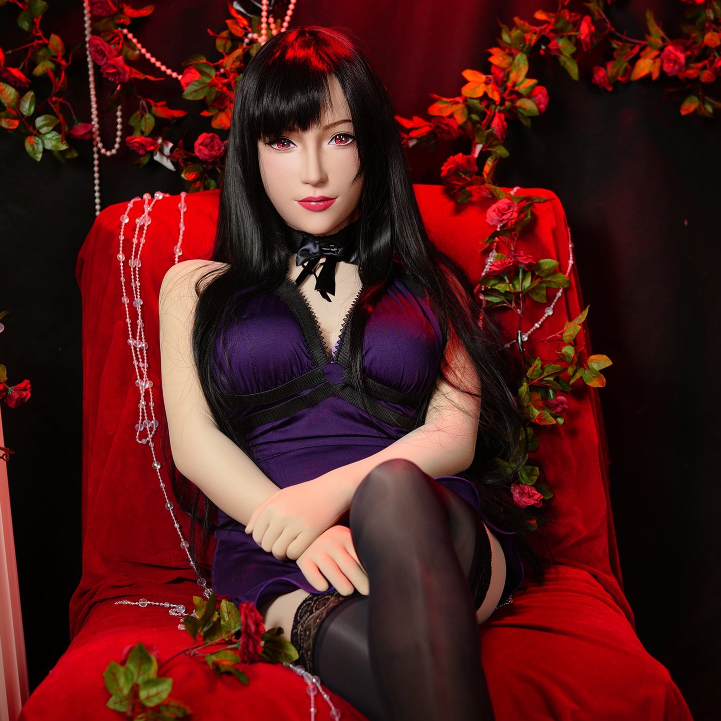 Tifa Silicone Mask Special Makeup Version - Quaworth