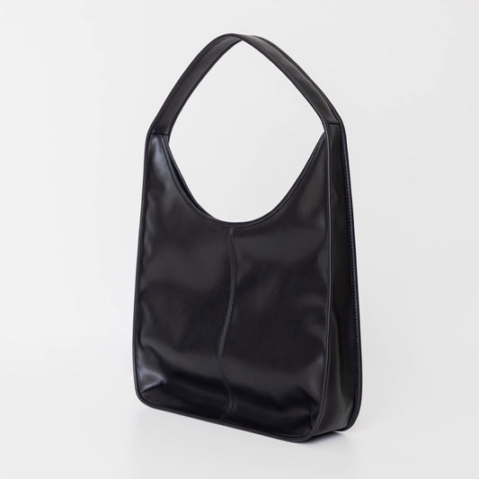 Black Swan Minimalist Wide Shoulder Strap Tote Bag - Quaworth