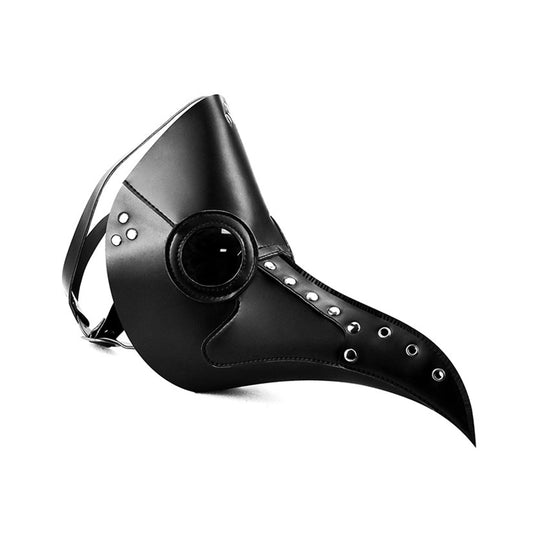 Máscara de pico de médico de la peste de cuero vegano