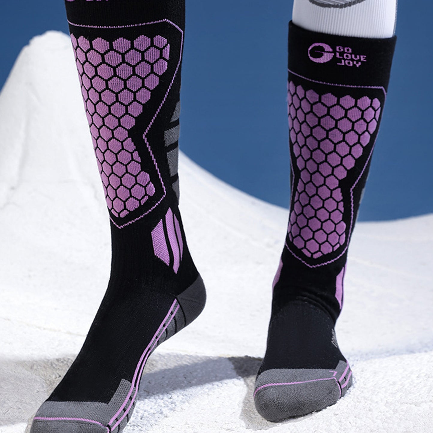 Winter Wool Windproof Knee High Socks