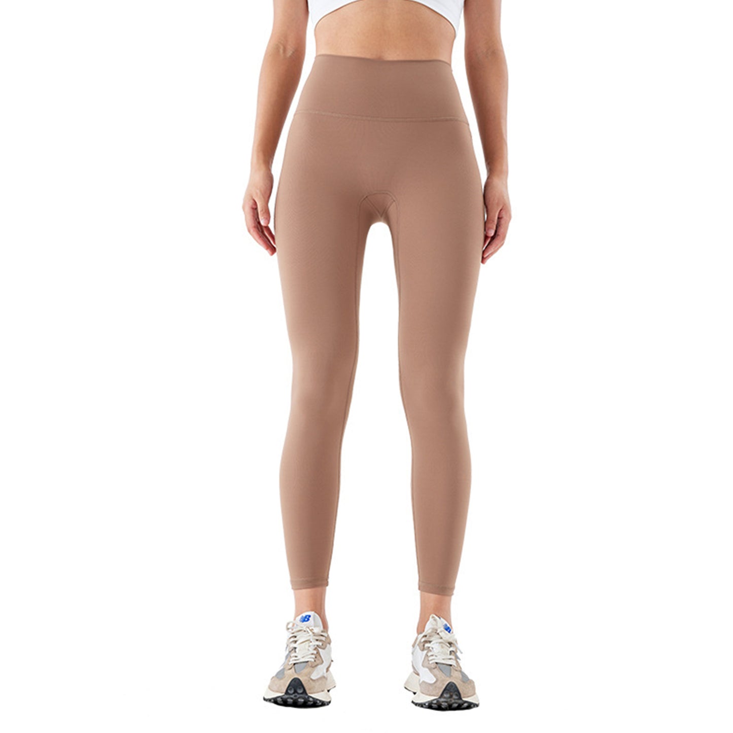 Brown Series High Rise Compression Yoga Sport Legging Pant - Quaworth