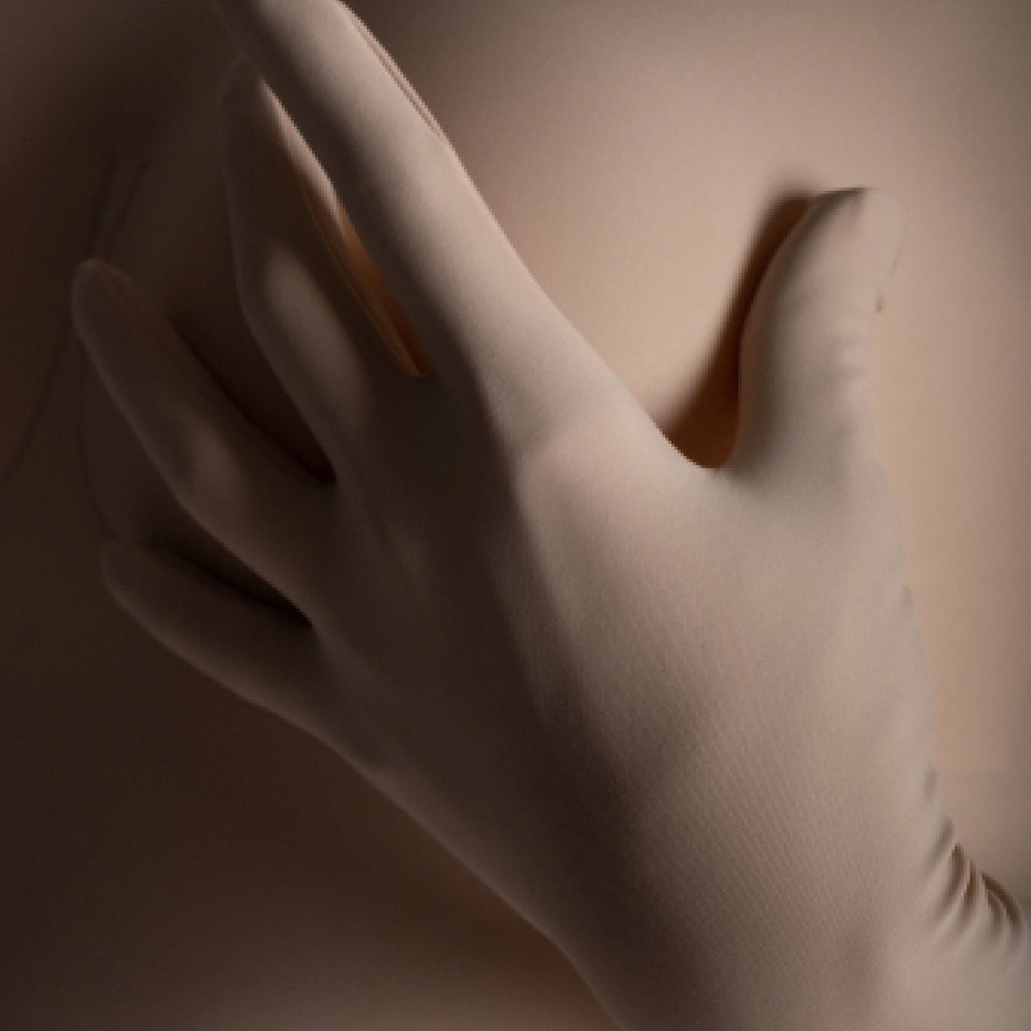Beige Solid Color Lycra Spandex Second Skin Zentai Bodysuit - Quaworth
