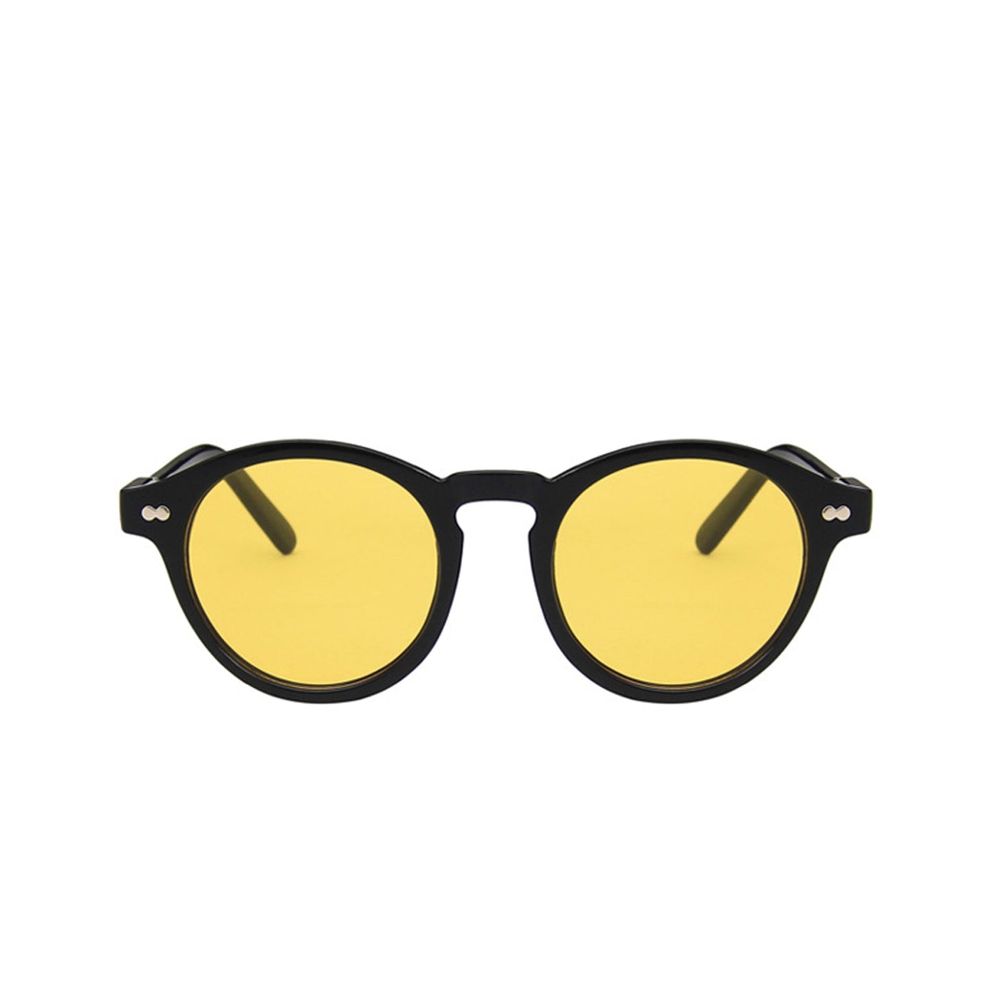 Round Full Thick Frame Sunglasses - Quaworth
