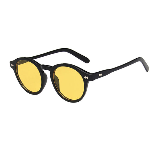 Round Full Thick Frame Sunglasses - Quaworth