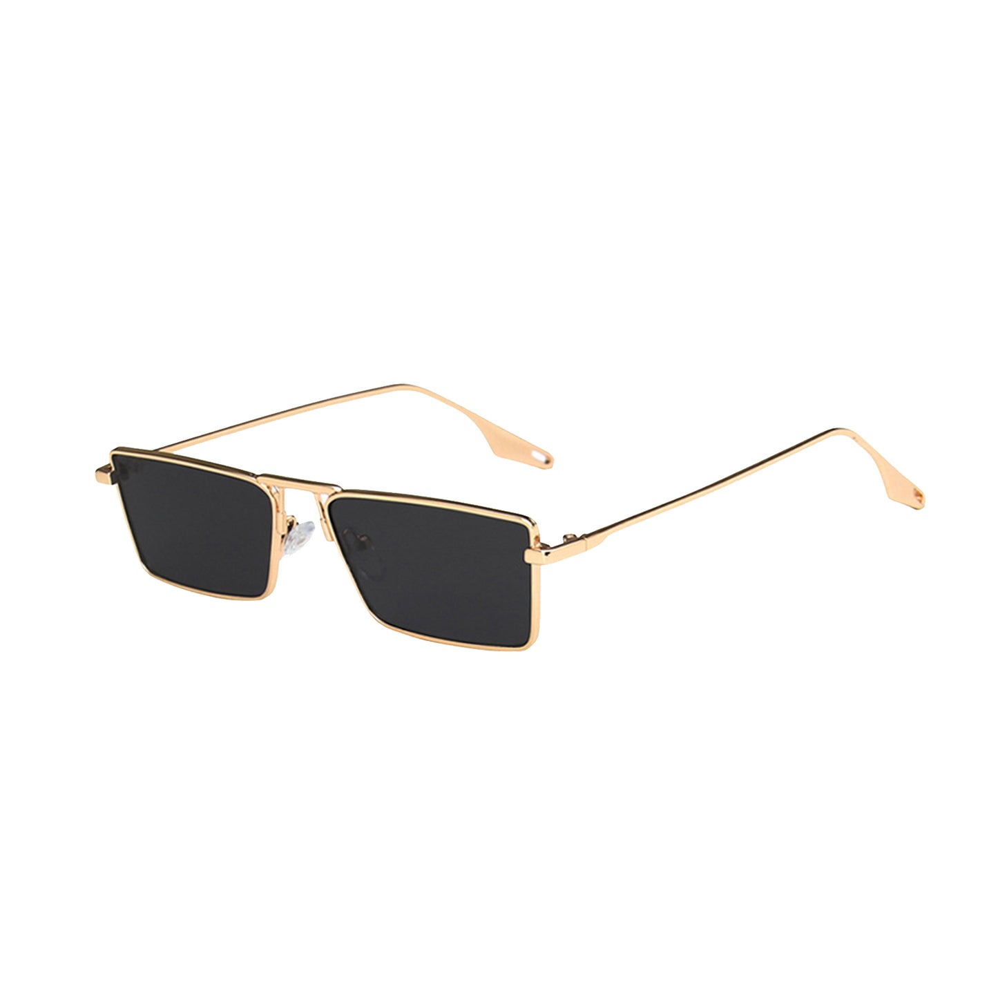 Metal Square Frame Sunglasses - Quaworth