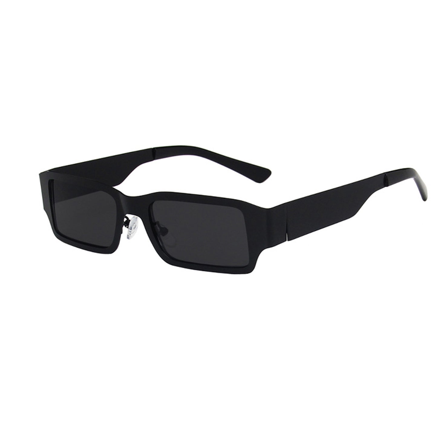 Metal Square Thick Full Frame Sunglasses - Quaworth